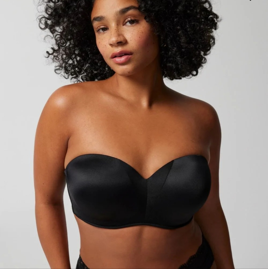 Soma Stunning Starlet Strapless Multiway Bra, Black Size 44c